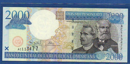 DOMINICAN REPUBLIC - P.164 – 2000 2.000 Pesos Oro 2000 UNC, Serie AC113477, Commemorative Issue - Dominikanische Rep.