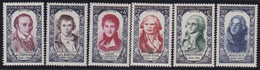 France   .   Y&T   .     867/872    .      **         .   Neuf Avec Gomme Et SANS Charnière - Unused Stamps