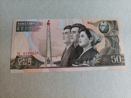 Billete De Corea Del Norte De 50 Won, Año 1992, UNC - Corée Du Nord