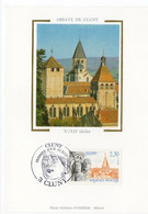 Carte Maximum  -  Abbaye De CLUNY - Cluny - 1990-1999
