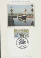 Carte Maximum  -  Pont-Canal De BRIARE - 1990-1999