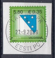 ESTONIA 603,used,cut On Paper - Estland