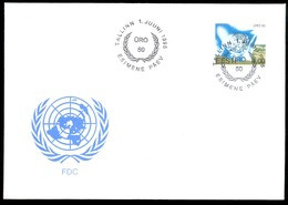 ESTONIA EESTI ESTLAND * FDC 1995 * 50th ANNIVERSARY UNITED NATIONS UN - Estland