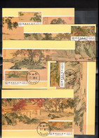 Taiwan - Republic Of China 1986 Masterpieces Of National Palace Museum Taipei Maximum Cards - Cartoline Maximum