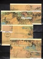 Taiwan - Republic Of China 1987 Masterpieces Of National Palace Museum Taipei Maximum Cards - Tarjetas – Máxima