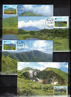 Taiwan - Republic Of China 1988 Yangmingshan National Park Maximum Cards - Maximum Cards