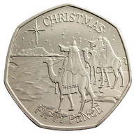 GIBRALTAR - GIBILTERRA 50 PENCE CHRISTMAS WISE MEN On CAMEL 2022 UNC - Gibilterra