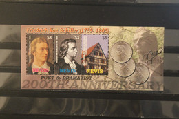 Nevis 2005; Friedrich Von Schiller; MNH - Ecrivains