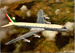 (2 Oø 41) VERY OLD - Italy - Alitalia Douglas Super DC8 Jet - 1946-....: Modern Era