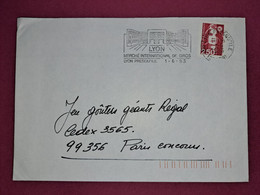 69 Lyon Presqu'île (2e ARR) Rhône  - Flamme Marché International De Gros 01-06-1993 Indexation PIB (sans Marque à Sec) - Mechanical Postmarks (Advertisement)