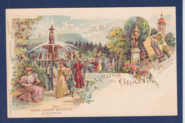 CPA Autriche > Graz Litho Voir Dos - Sonstige & Ohne Zuordnung