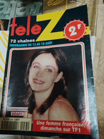 68 //   TELE Z / N° 935 / ANNEE 2000 /  EMMANUELLE BEART - Télévision
