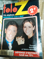 68 //   TELE Z / N° 931 / ANNEE 2000 /  THOMAS HUGUES ET VALERIE BENAIM : DEFENSE D'ENTRER - Télévision