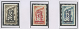 Luxembourg - Luxemburg 1956 Y&T N°514 à 516 - Michel N°555 à 557 *** - EUROPA - Unused Stamps