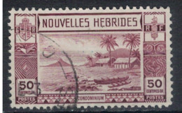 NOUVELLES HEBRIDES             N°  YVERT  119 (1) OBLITERE     ( OB    06/ 29 ) - Usados