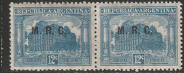 Argentina 1926 Sc OD346  Official Pair MNH** - Servizio