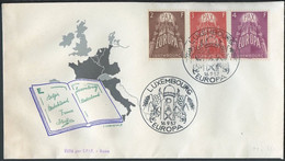 Europa CEPT 1957 Luxembourg - Luxemburg FDC7 Y&T N°531 à 533 - Michel N°572 à 574 - 1957