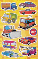 Strassenbahn Feuerwehr Aufkleber / Bus Car Sticker A4 1 Bogen 27 X 18 Cm ST242 - Scrapbooking