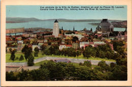 Canada Quebec City General View Looking Down The River St Lawrence - Québec - La Cité