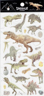 3D PUFFY Dino Dinosaurier Tiere Aufkleber / Dinosaur Animal Sticker 1 Blatt 19 X 10 Cm ST481 - Scrapbooking