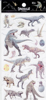 3D PUFFY Dino Dinosaurier Tiere Aufkleber / Dinosaur Animal Sticker 1 Blatt 19 X 10 Cm ST483 - Scrapbooking