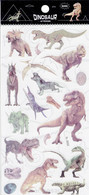 3D PUFFY Dino Dinosaurier Tiere Aufkleber / Dinosaur Animal Sticker 1 Blatt 19 X 10 Cm ST484 - Scrapbooking