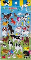 3D PUFFY Hunde Tiere Aufkleber / Dog Animal Sticker 1 Blatt 19 X 10 Cm ST405 - Scrapbooking