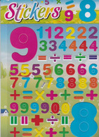 3D PUFFY 123 Nummern Zahlen  Aufkleber / Numbers Sticker 1 Blatt 25 X 20 Cm ST505 - Scrapbooking