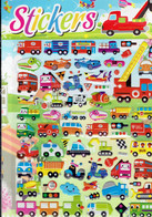 3D PUFFY Feuerwehr Auto Bus Aufkleber / Car Truck Sticker 1 Blatt 25 X 20 Cm ST431 - Scrapbooking