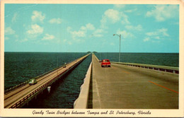 Florida Gandy Twin Bridges Between Tampa And St Petersburg - St Petersburg