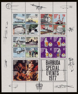 BARBUDA Année 1977 N° BF 28 De 20 Valeurs Evènements Spéciaux De 1977 … - Barbados (1966-...)