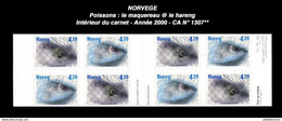 NORVEGE Année 2000  - Carnet N° 1307 Poissons : Harengs, Maquereau - Booklets