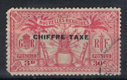 NOUVELLES HEBRIDES             N°  YVERT  TAXE 3   OBLITERE     ( OB    06/ 35 ) - Impuestos