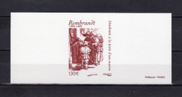 " MENDIANTS A LA PORTE D'UNE EGLISE De REMBRANDT " Sur Gravure Officielle De 2006. N° YT 3984  En PARFAIT état. - Rembrandt