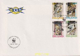 626643 MNH ISLANDIA 1992 HALCON GERIFALTE - Collections, Lots & Séries