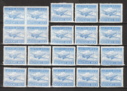 20x Feldpost MiNr. 1 B - Unused Stamps