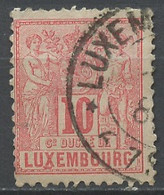 Luxembourg - Luxemburg 1882-91 Y&T N°51 - Michel N°49 (o) - 10c Chiffre - 1882 Alegorias