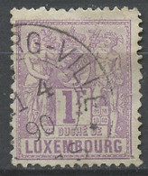 Luxembourg - Luxemburg 1882-91 Y&T N°57 - Michel N°55 (o) - 1f Chiffre - 1882 Allegory
