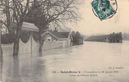 FRANCE - 52 - SAINT DIZIER - L'Innondation Du 20 Janvier 1910 - Entrée Du Château Renard - Carte Postale Ancienne - Saint Dizier