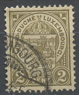 Luxembourg - Luxemburg 1907-19 Y&T N°90 - Michel N°85 (o) - 2c écusson - 1907-24 Coat Of Arms