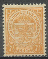 Luxembourg - Luxemburg 1907-19 Y&T N°94 - Michel N°89 * - 7,5c écusson - 1907-24 Abzeichen
