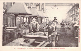 FRANCE - 71 - LE CREUZOT - Usines Schneider - Atelier De Forgeage à La Main -  Carte Postale Ancienne - Le Creusot