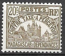 1908 - 24 : Timbre Taxe : N°12 Chez YT. (Voir Commentaires) - Postage Due