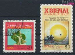 Brasilien 1228-1229 (kompl.Ausg.) Gestempelt 1969 Biennale Von Sao Paulo (9977162 - Gebruikt