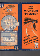 Carte MICHELIN   N°59 Révisée 19838...St Brieux- Rennes   (M5202) - Cartes Routières