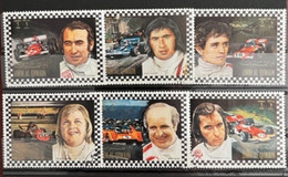 Umm Al-Qiwain - Racers 1972 Mi No 819 - 824 MNH - Umm Al-Qiwain