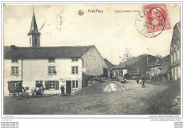 PETIT - FAYS ..-- Hôtel LAMBERT - DURY . 1909 Vers CHARLEVILLE ( Mr CHUL Léon ) . Voir Verso . - Bièvre