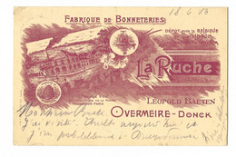 Overmeire - Donck    -    La Ruche   -   1906   Gand Station   Naar   Overmeire Donck - Berlare