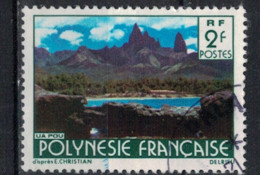 POLYNESIE FRANCAISE           N°  YVERT  133 (2) OBLITERE     ( OB    06/ 36 ) - Usados