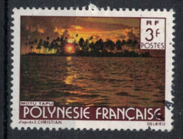 POLYNESIE FRANCAISE           N°  YVERT  134 OBLITERE     ( OB    06/ 36 ) - Gebruikt